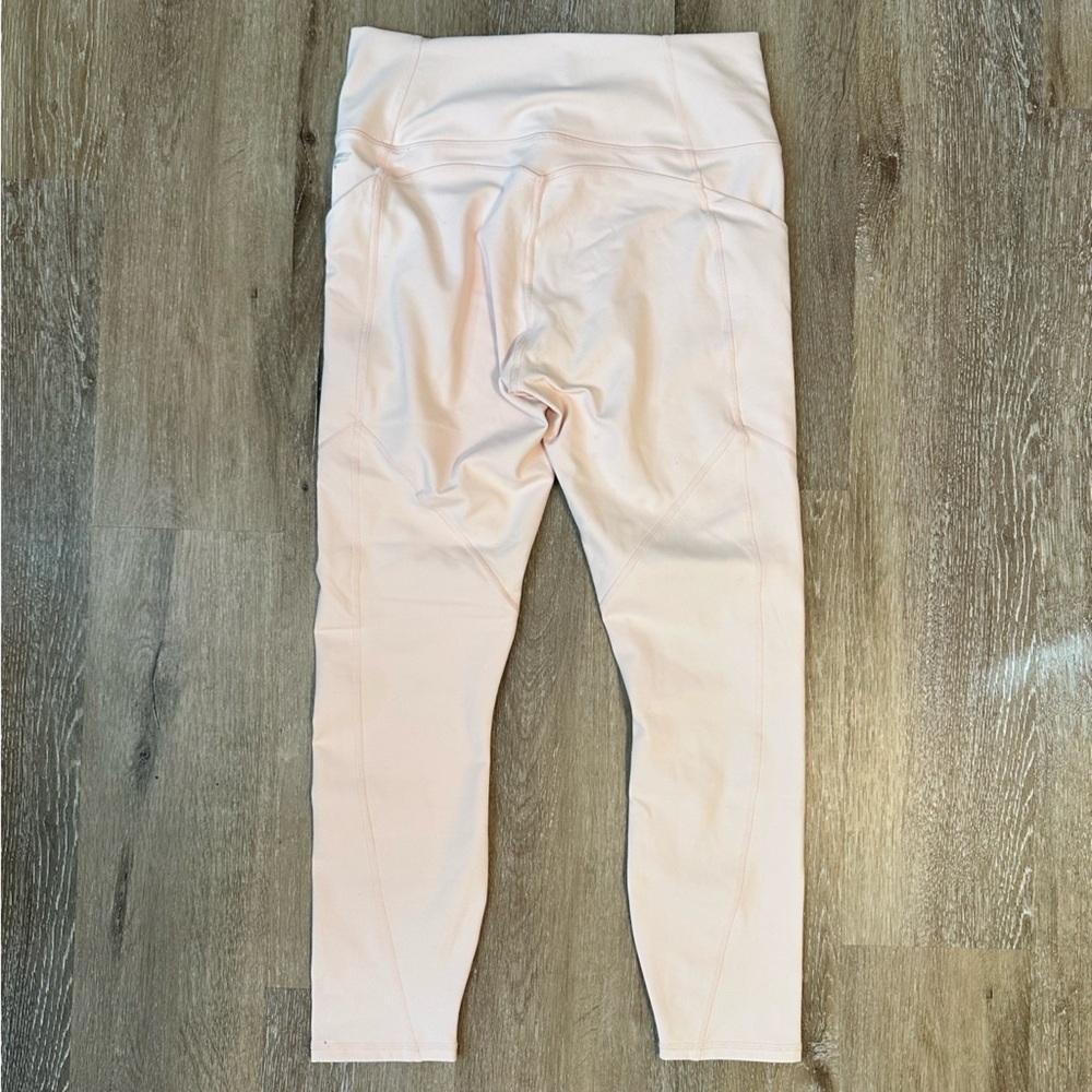 Fabletics Light Pink High-Waisted Leggings - Picture 3 of 3